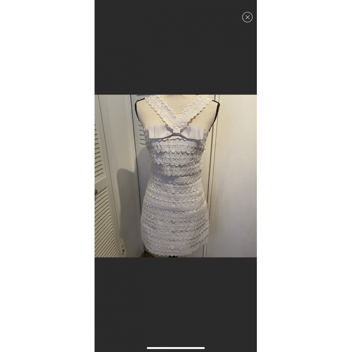 Mini dress Marc by Marc Jacobs White 